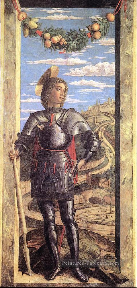 St George Renaissance peintre Andrea Mantegna Peintures à l'huile